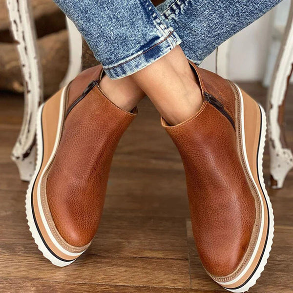 Kamala | Wedge Ankle Boots