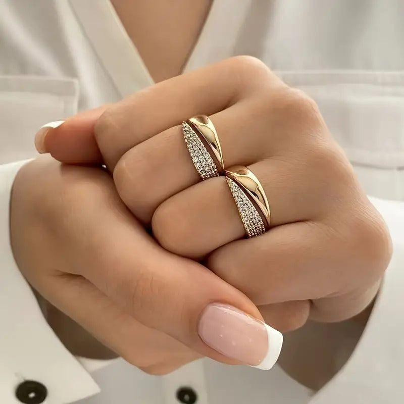 Elegant Gold Ring | Symbol of Strength, Hope & Solidarity