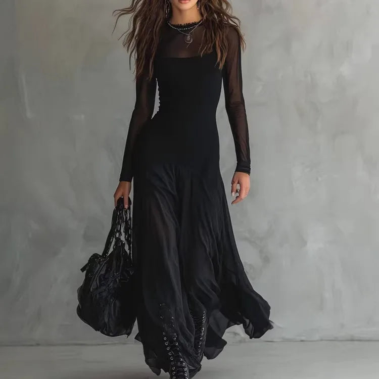 Darcy | Gothic-Inspired Maxi Dress