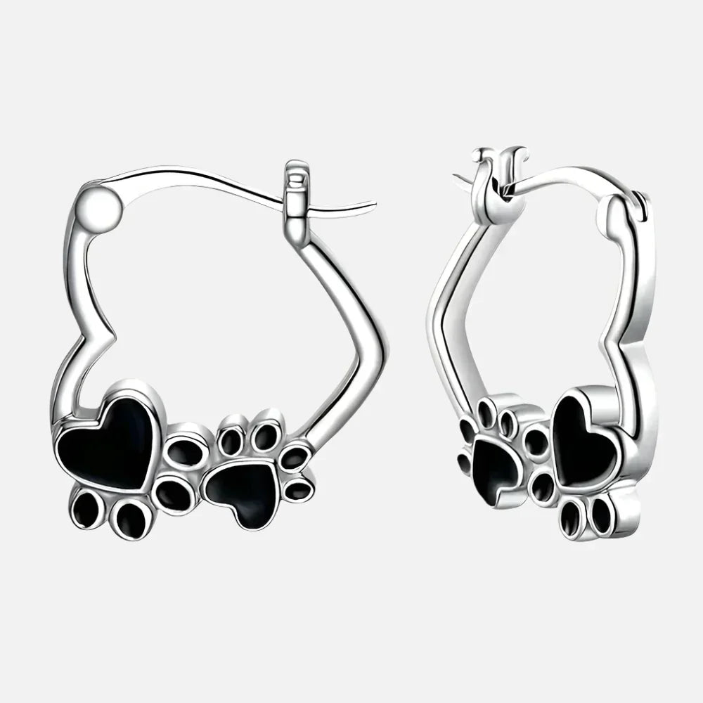 Amara™ | Heart Hoop Earrings