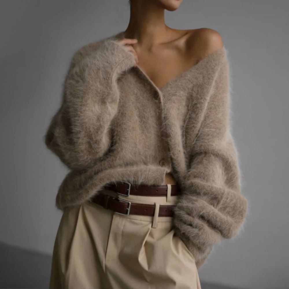 Eliza | Soft Fur Cardigan