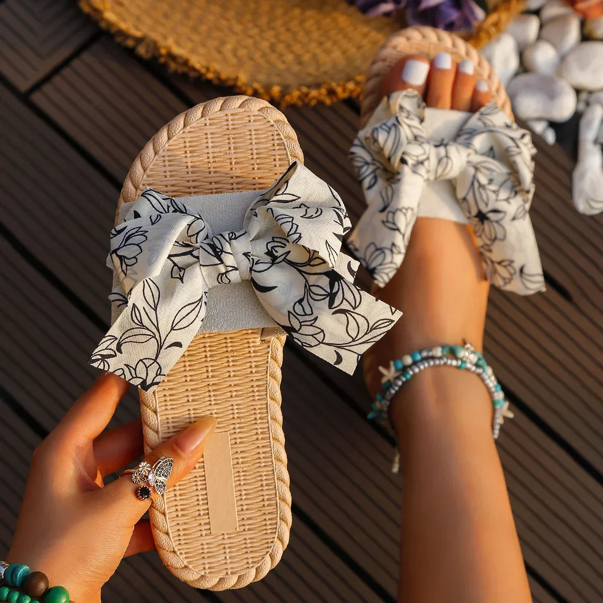 Belle | Bow Sandals