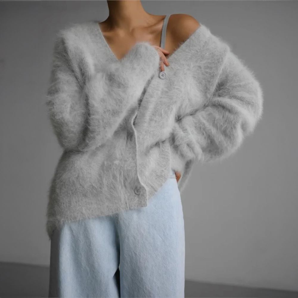 Eliza | Soft Fur Cardigan