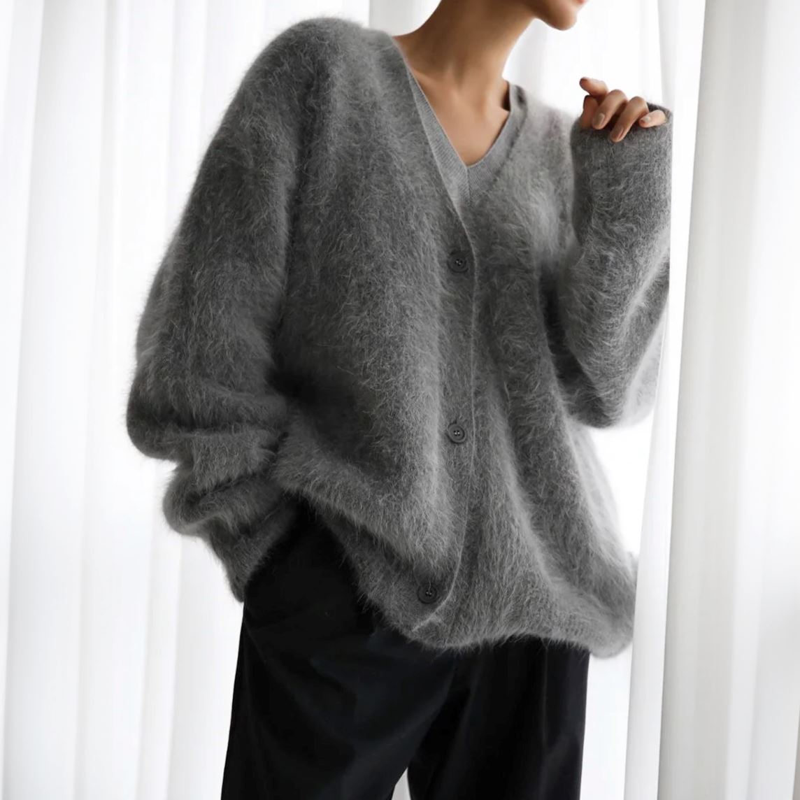 Eliza | Soft Fur Cardigan