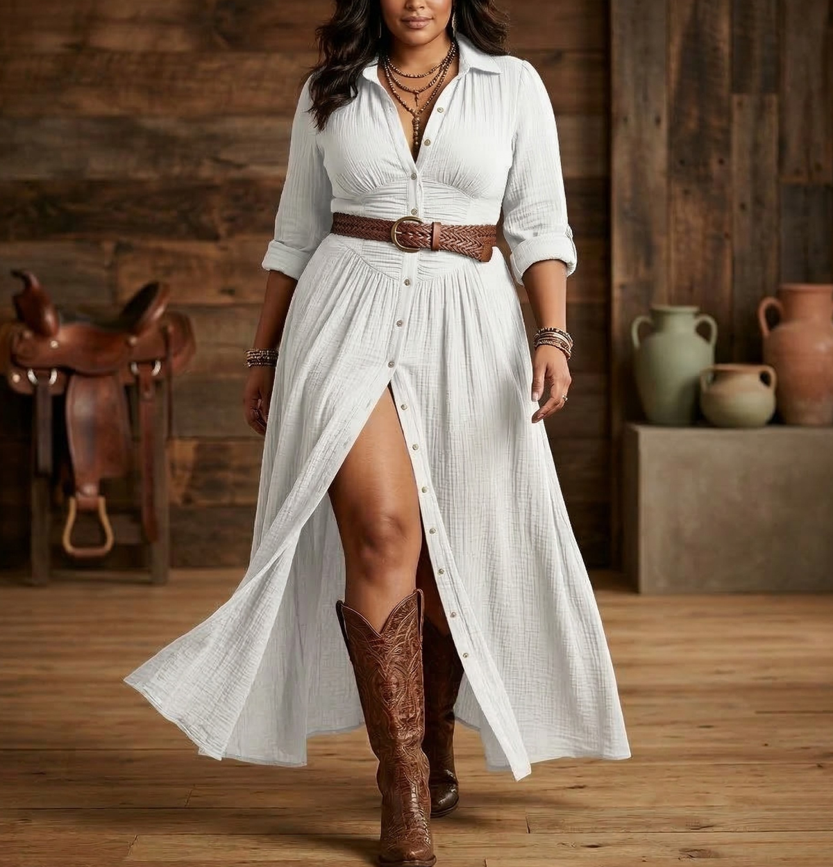 Hayley | Belted Dress