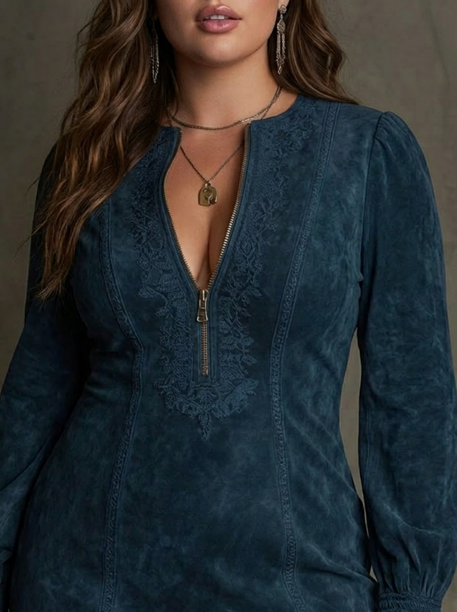 Debbie | Suede Mini Dress