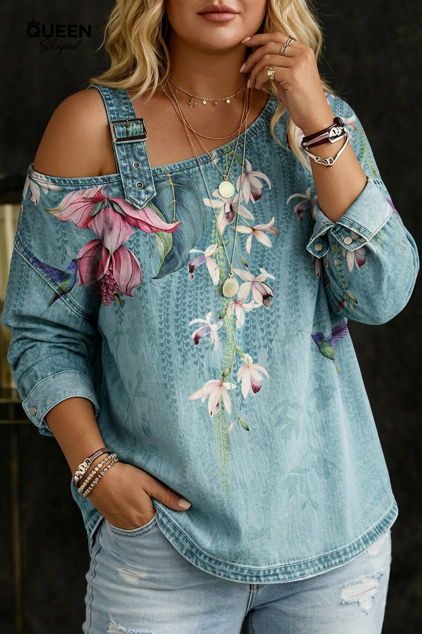 Danielle | Off Shoulder Denim Top