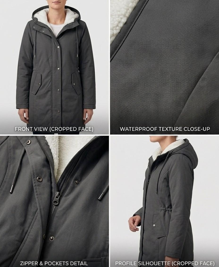 Amélie™ | Fully Waterproof Long Fleece-Lined Parka – product image 7