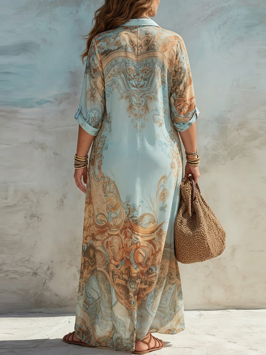 Lorna | Mediterranean Shirt Dress