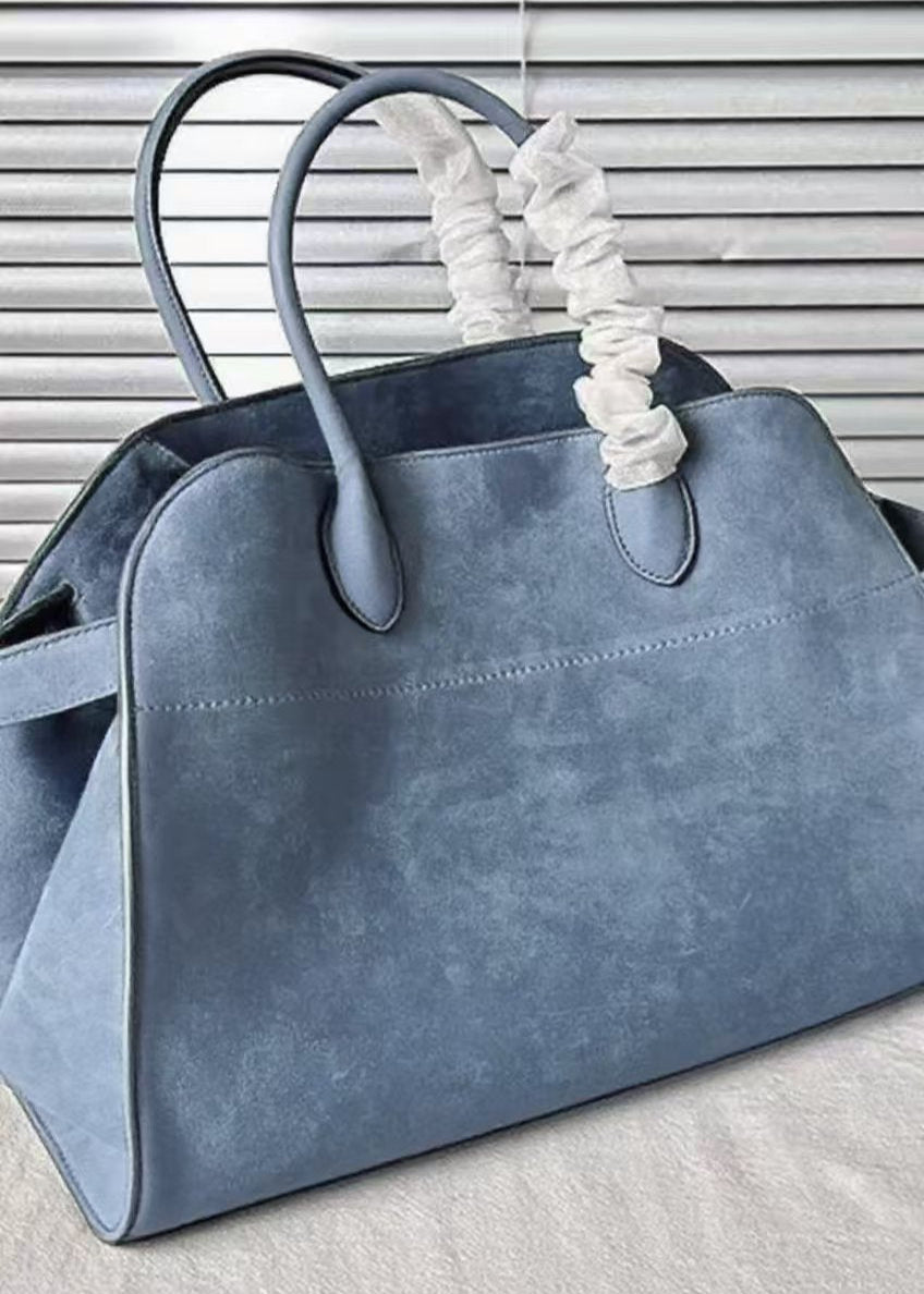 Valerie | Green Suede Tote Bag