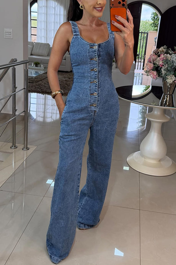 Cassandra™ | Denim Jumpsuit – product image 2