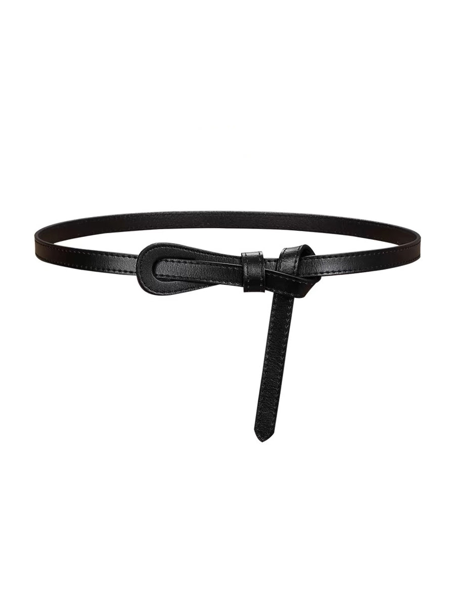 Livia | Thin Leather Waist Belt