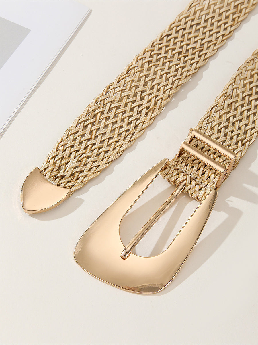 Celeste | Braided Gold Waist Belt