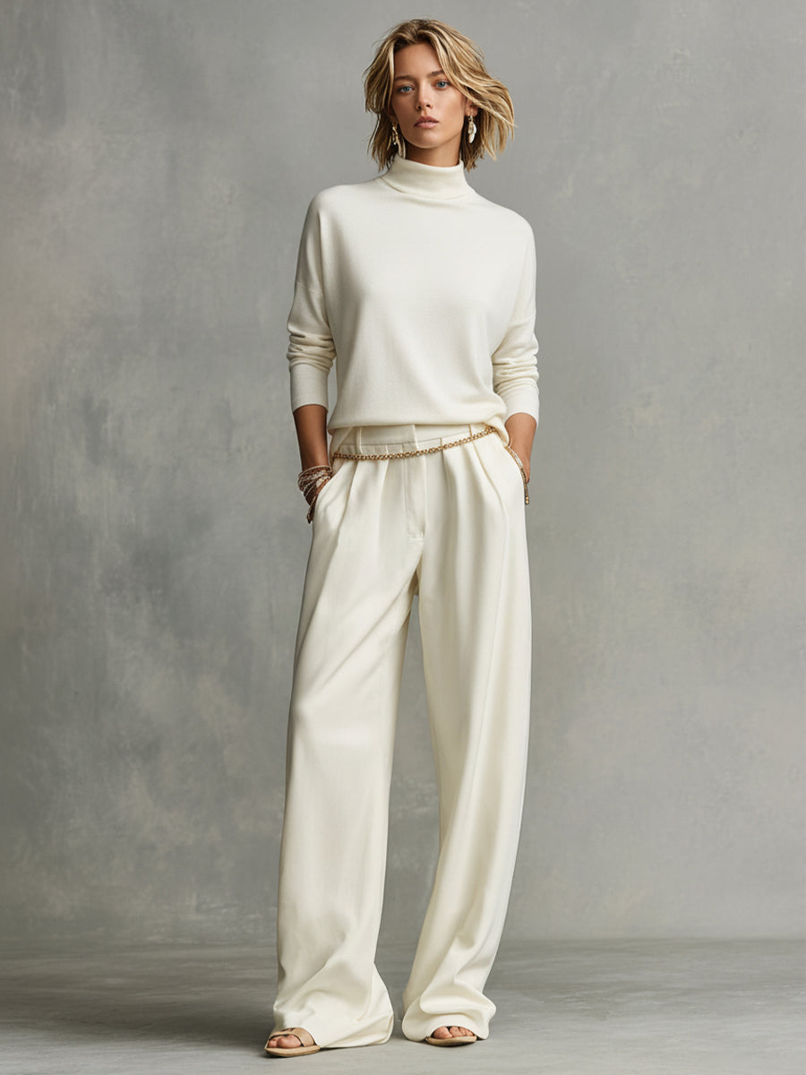 Ayla | Soft Knit Turtleneck Set