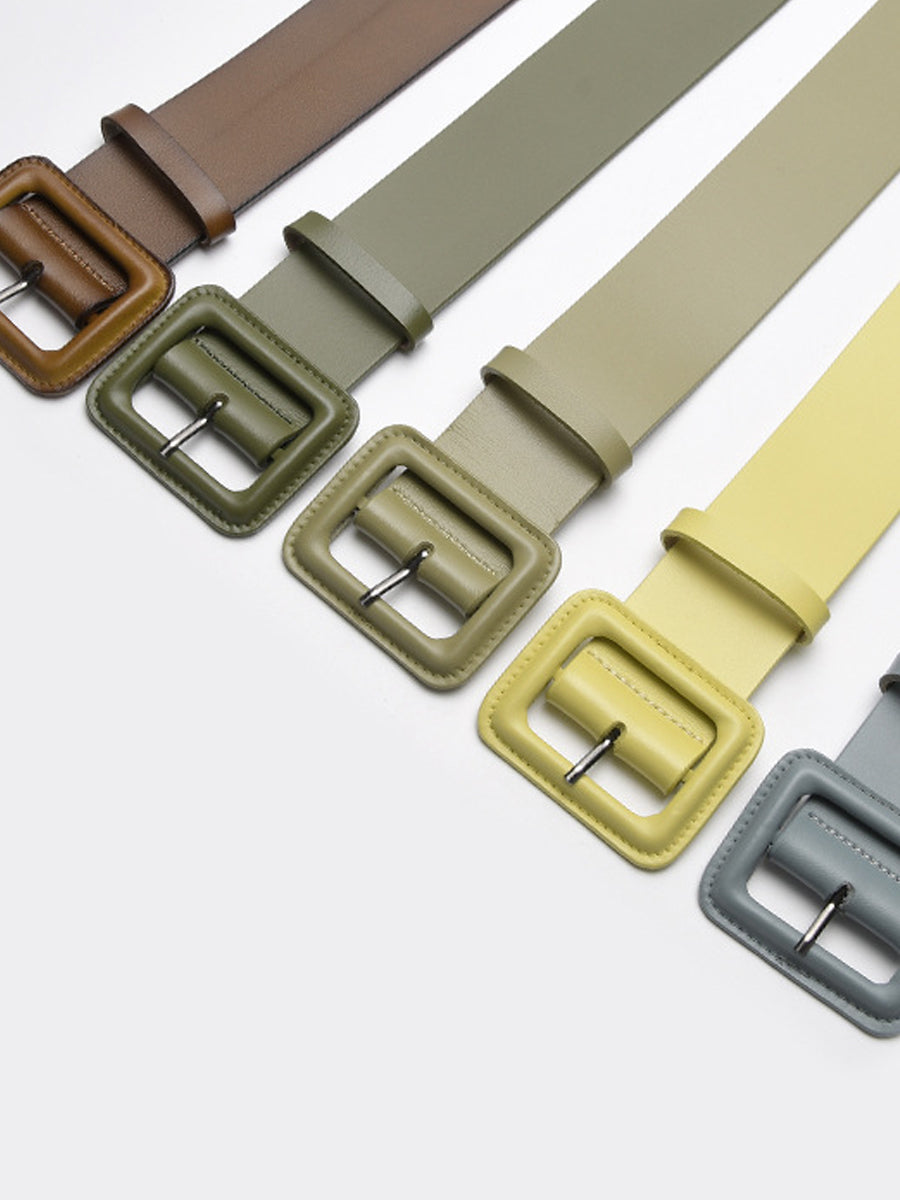 Mila | Square Buckle Waist Belt