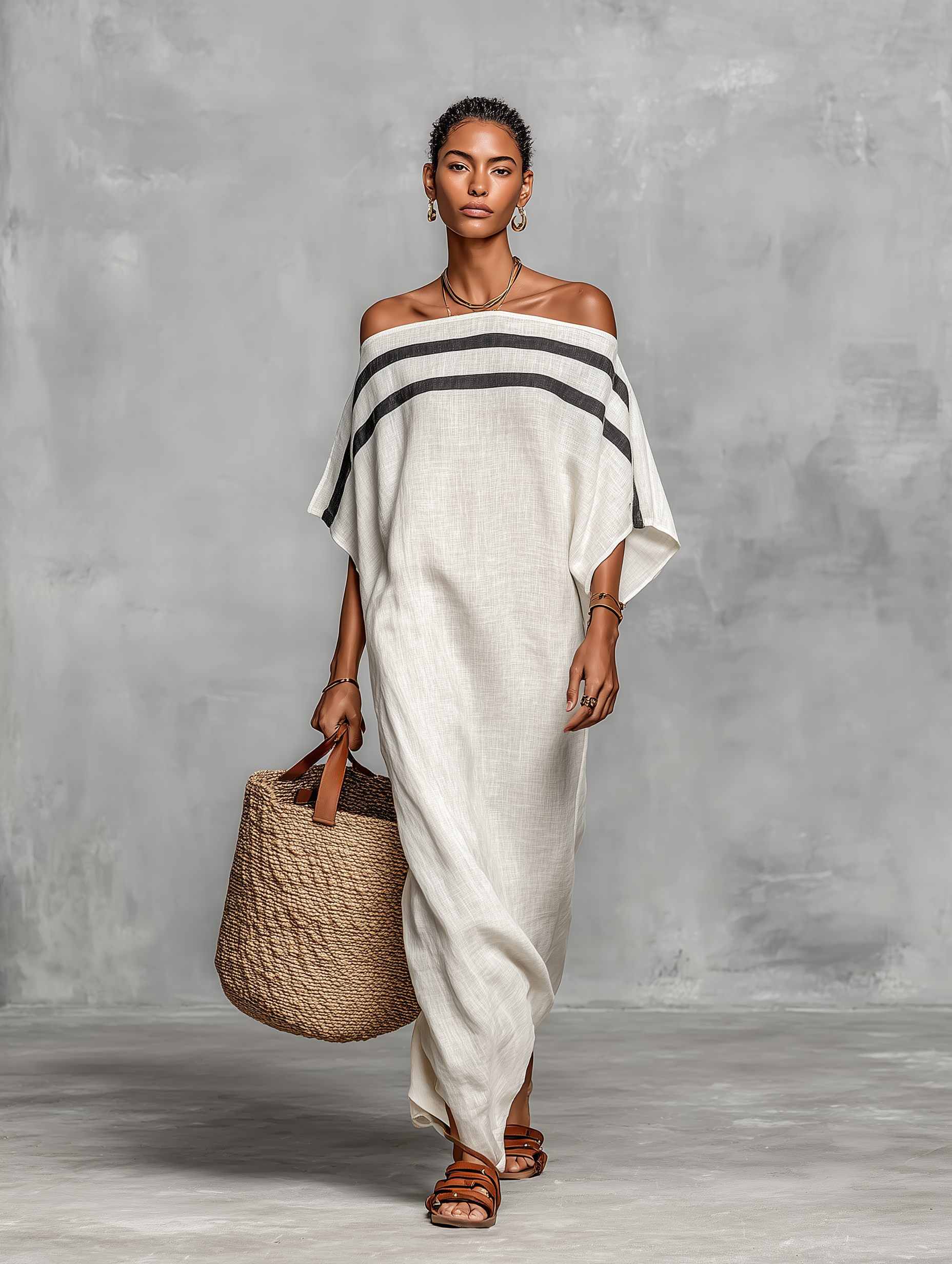 Arabella | Off-Shoulder Batwing Maxi Dress