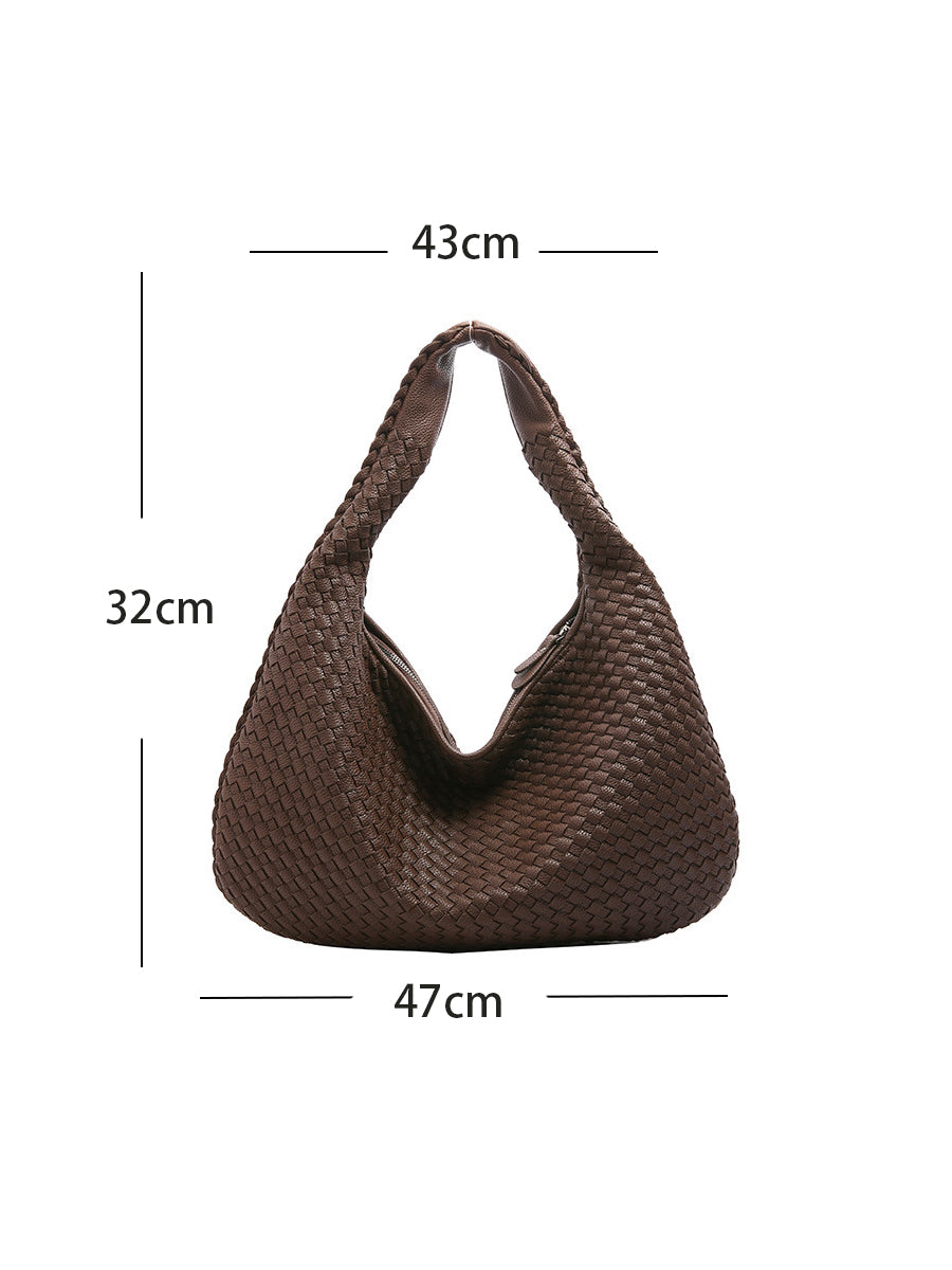 Livia | Woven Leather Handbag