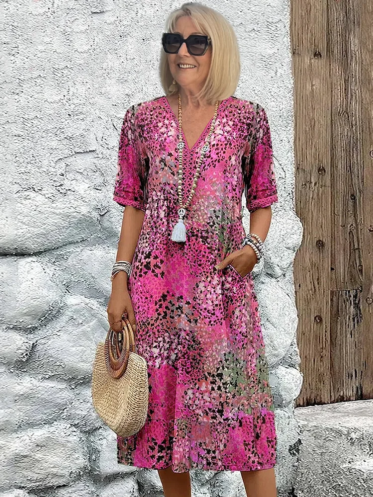 Jessica™  Effortless Midi Dress