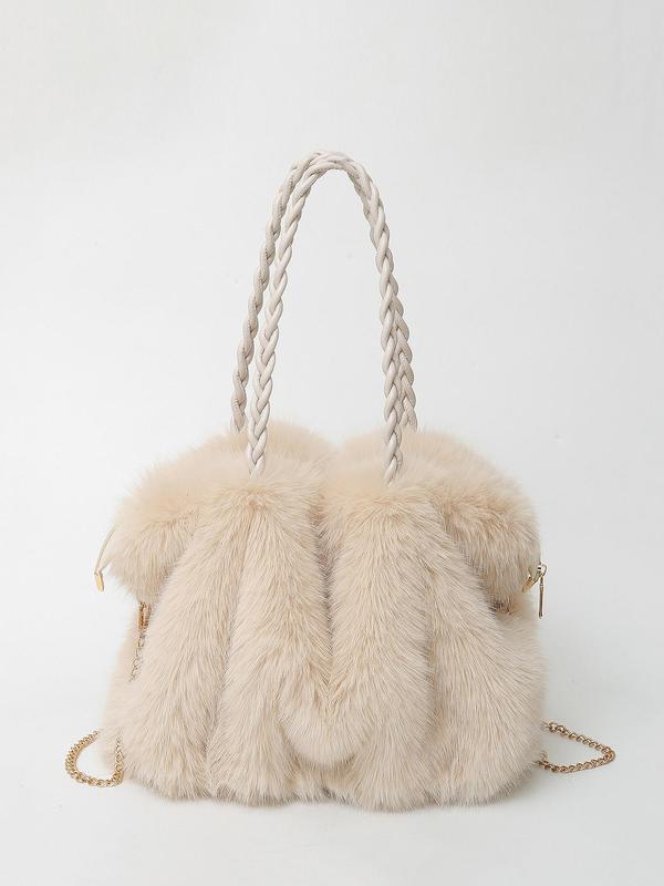 Charlotte | Plush Velvet Tote Bag