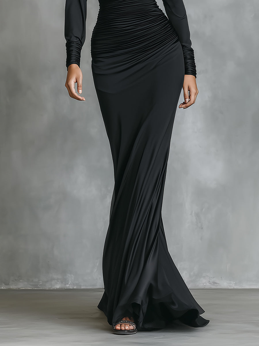 Esme | One-Shoulder Knitted Dress