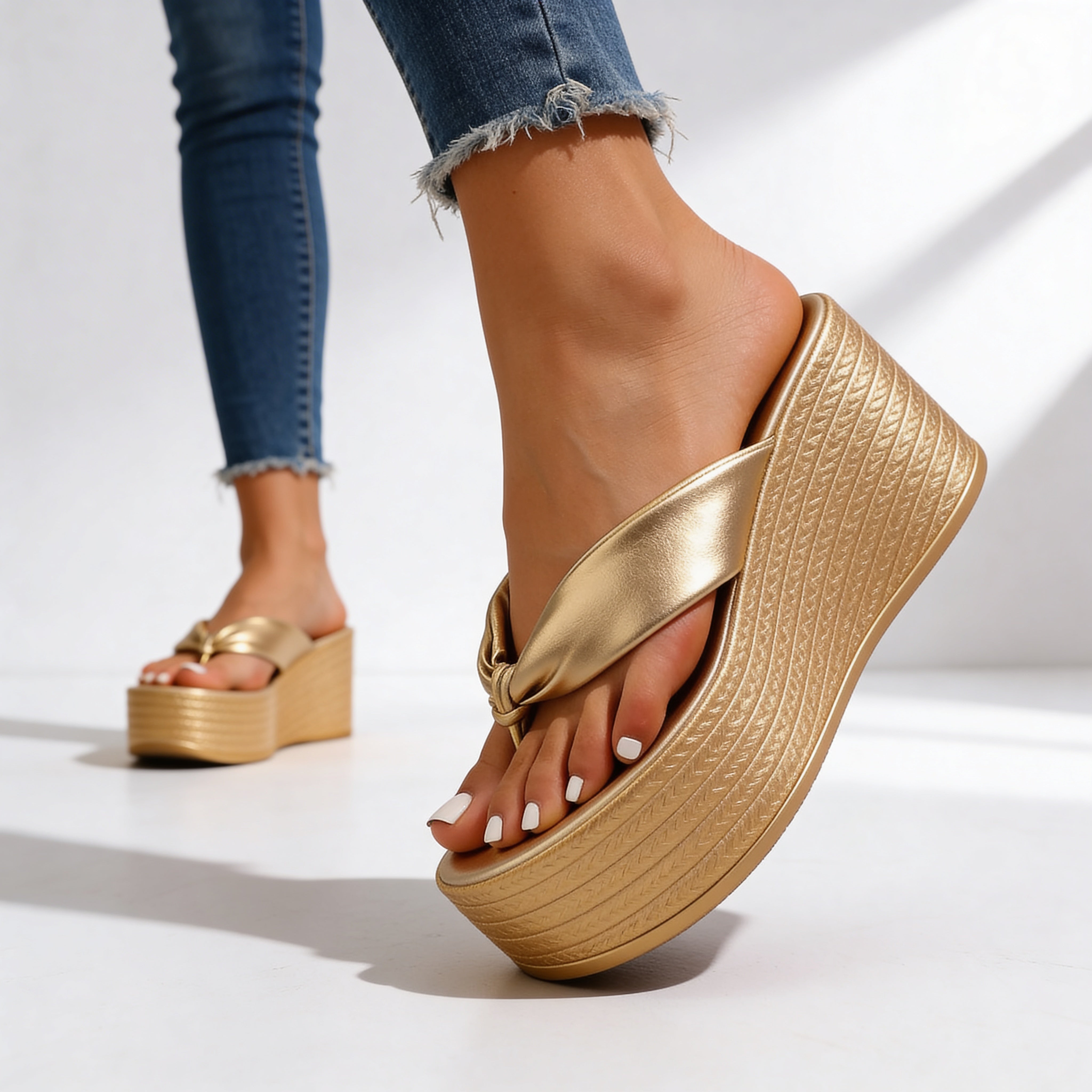 Natalia | Chunky Platform Wedges