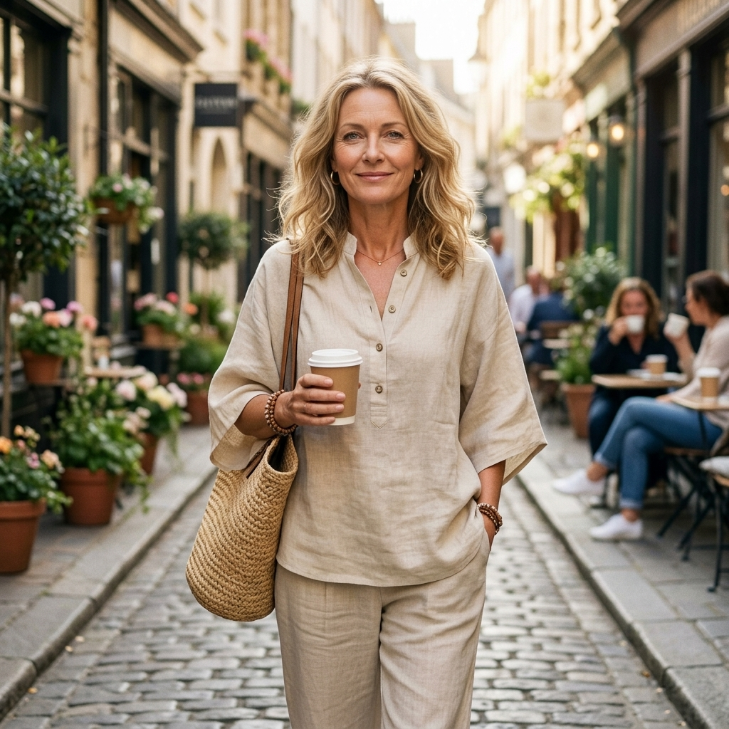 Calliope™ | Cotton-Linen Casual Set – product image 9