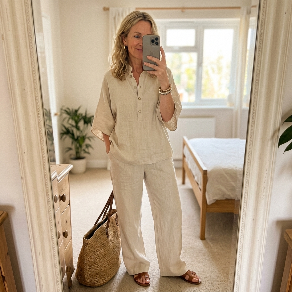 Calliope™ | Cotton-Linen Casual Set – product image 8