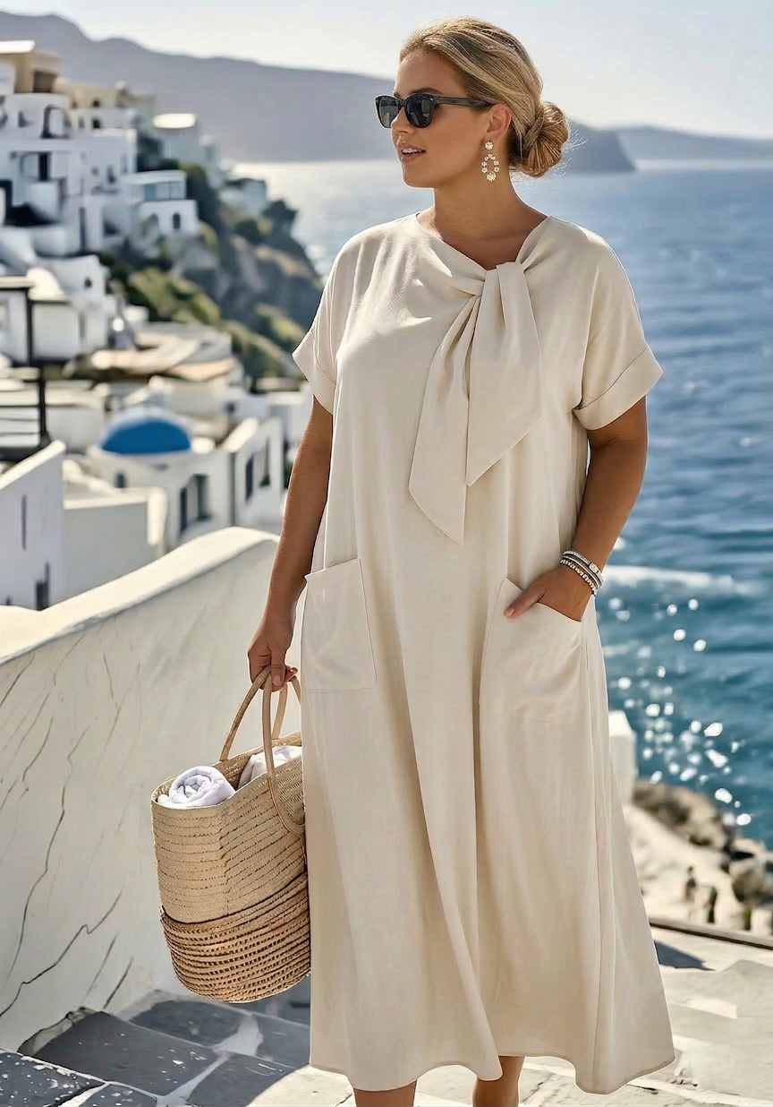 Ella Elegant Dress with Pockets