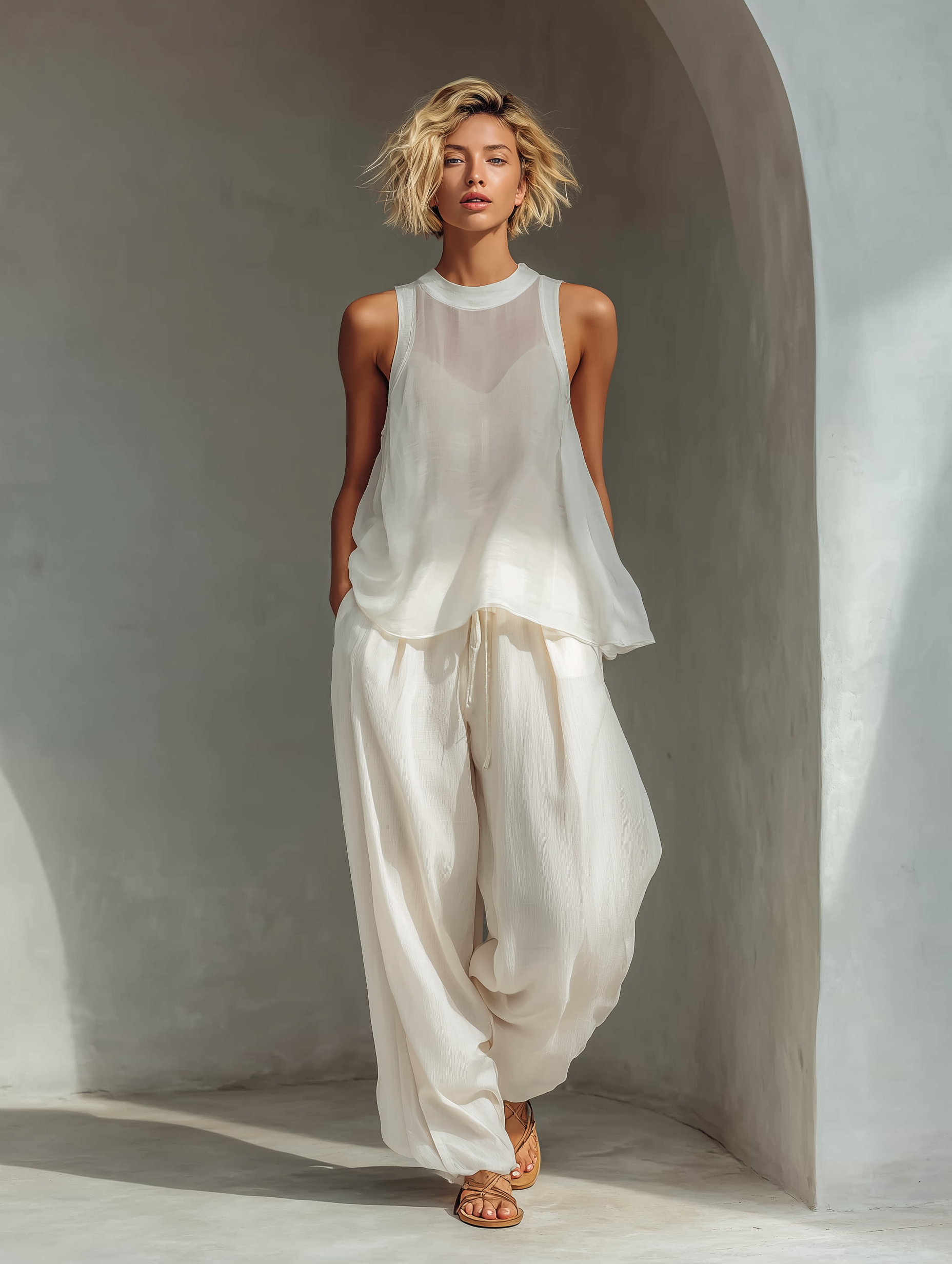 Estelle | Half-Zip Loose Maxi Dress