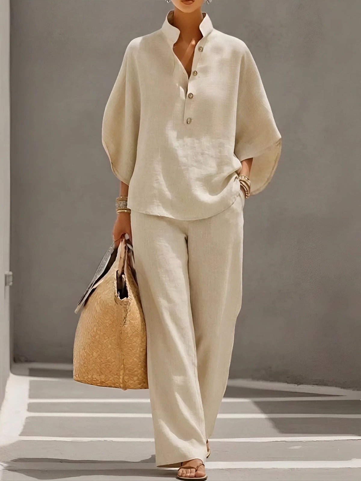 Calliope™ | Cotton-Linen Casual Set – product image 3