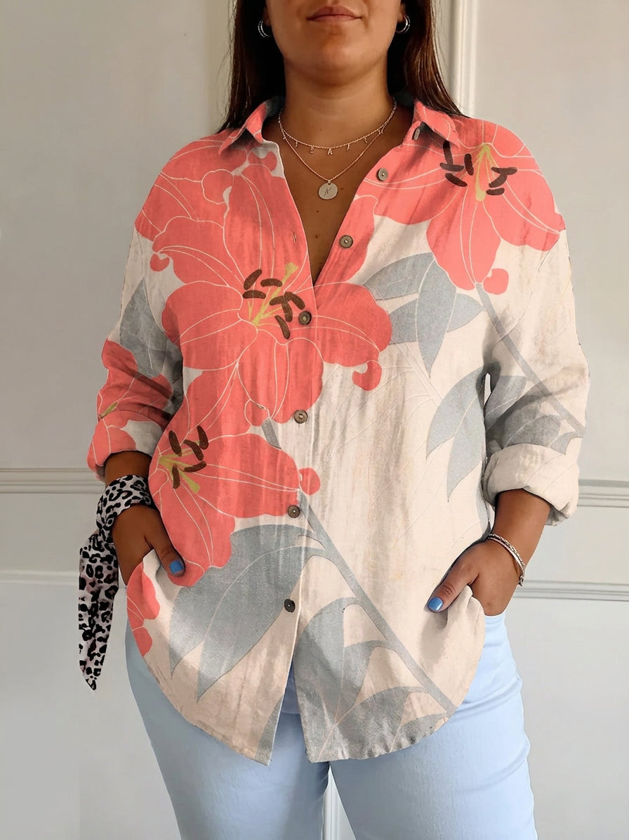 Avril | Chic Blouse with Whimsical Prints