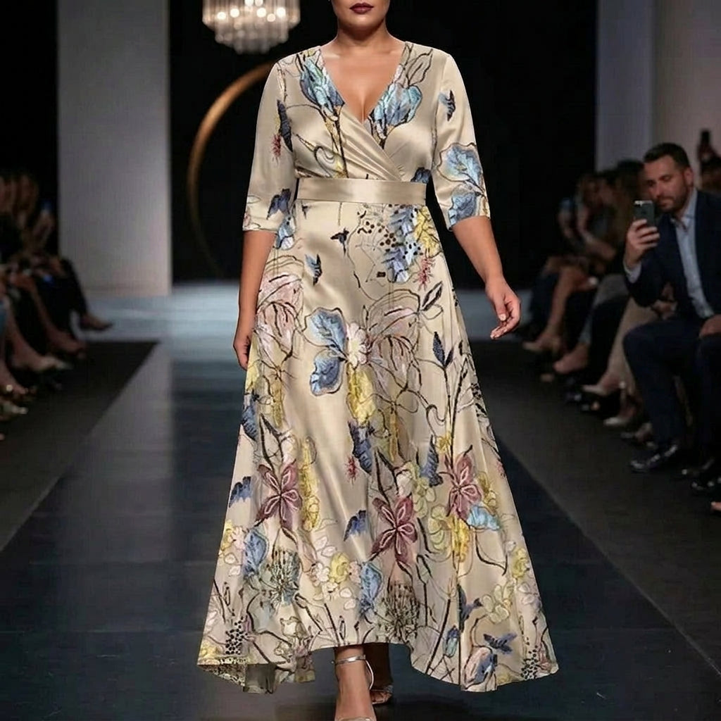Ysa | Chic Dress with Floral Print